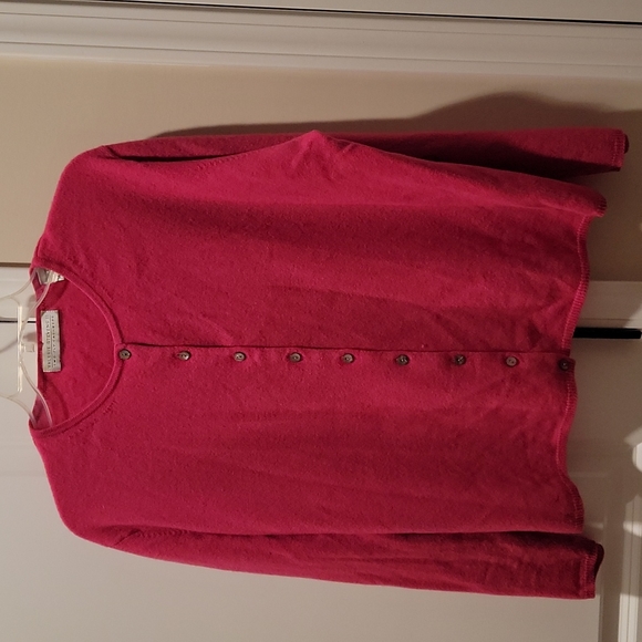 Valerie Stevens Sweaters - Valerie Stevens pink cashmere sweater cardigan